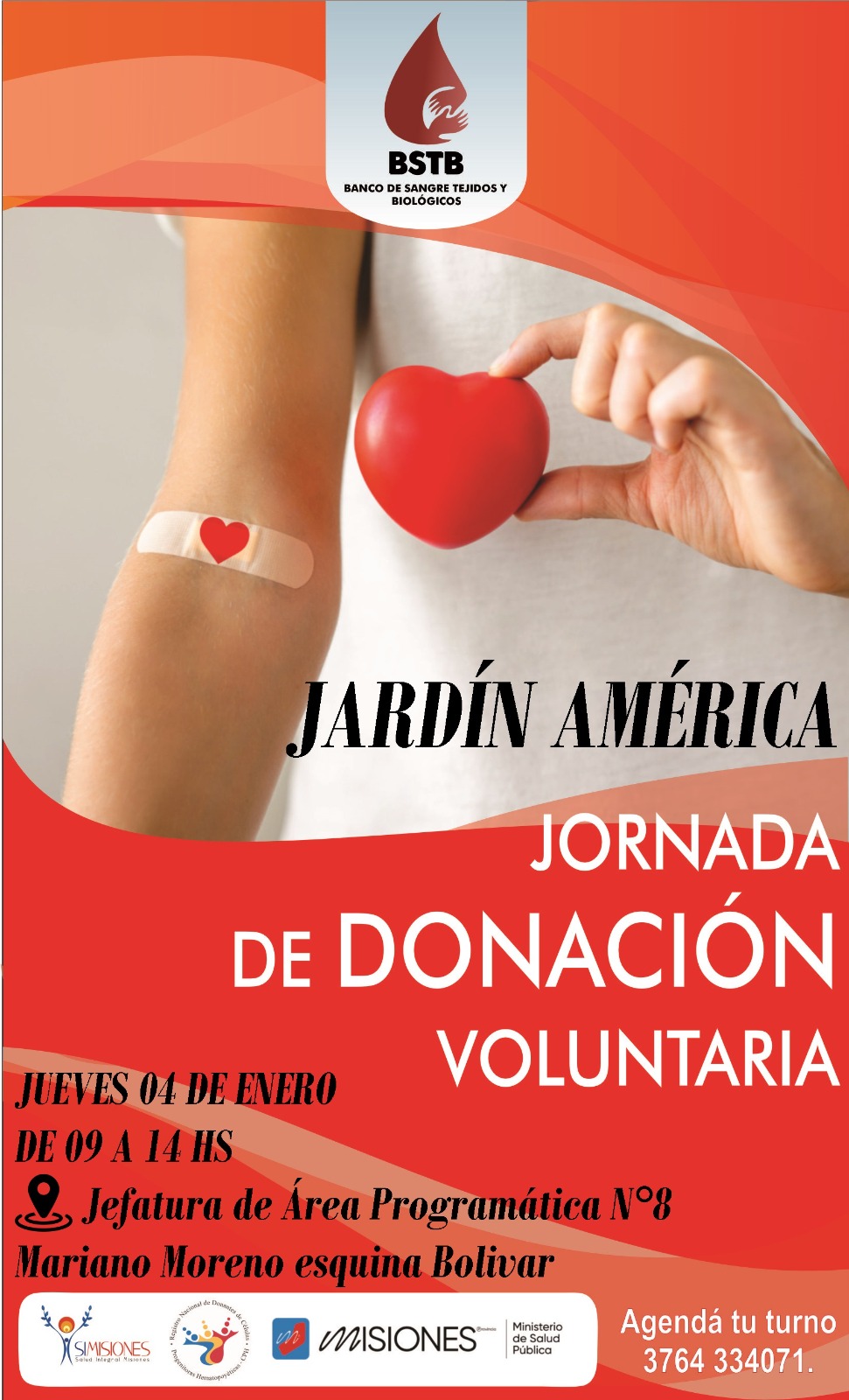 Jardín América y Gobernador Roca realizarán jornadas de donación de sangre este jueves imagen-4