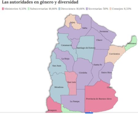 Se completó el mapa de áreas de género en todas las provincias argentinas imagen-10