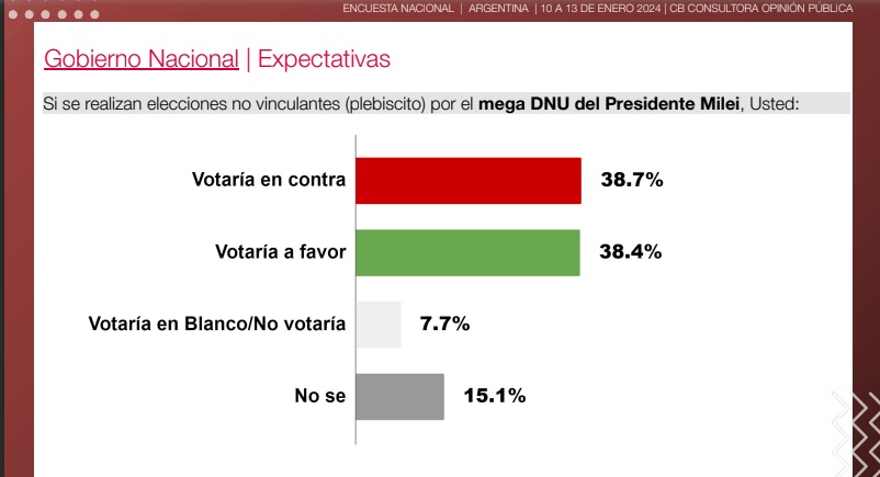 Según Encuesta, la imagen del presidente Milei se mantuvo estable en este primer mes de gobierno imagen-6