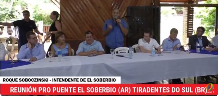 En reunión pro puente El Soberbio – Tiradentes do Sul destacaron el interés en la construcción del viaducto para la transformación de la región En reunión pro puente El Soberbio - Tiradentes do Sul destacaron el interés en la construcción del viaducto para la transformación de la región imagen-35