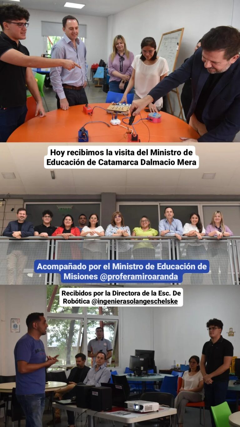 Ministro de Educación de Catamarca visitó la Escuela de Robótica y se interiorizó sobre metodología de enseñanza imagen-17