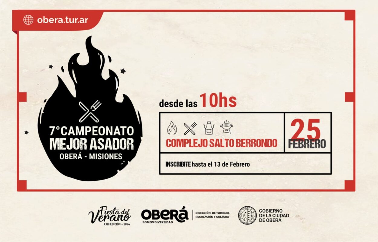 Llega la 7ma edición del Campeonato "Mejor Asador" y la 23ra Fiesta del Verano imagen-2