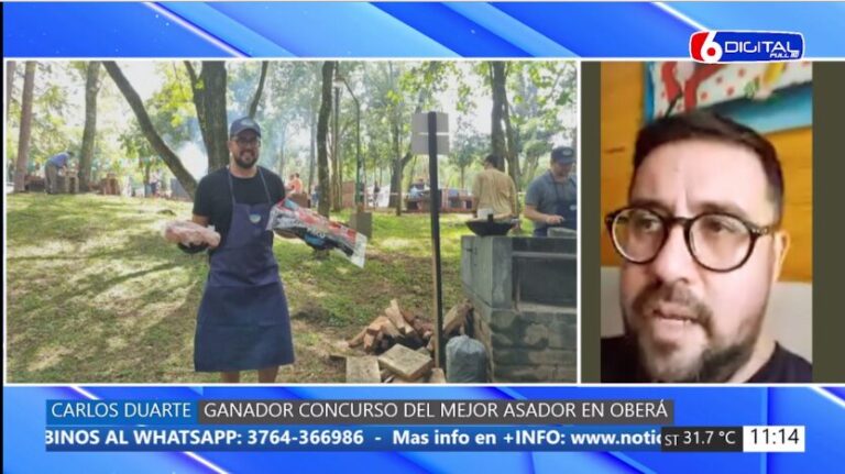 "Tenía que apostar por un plato osado y diferente para cautivar el paladar de los jueces" señaló el Mejor Asador de Misiones  imagen-33