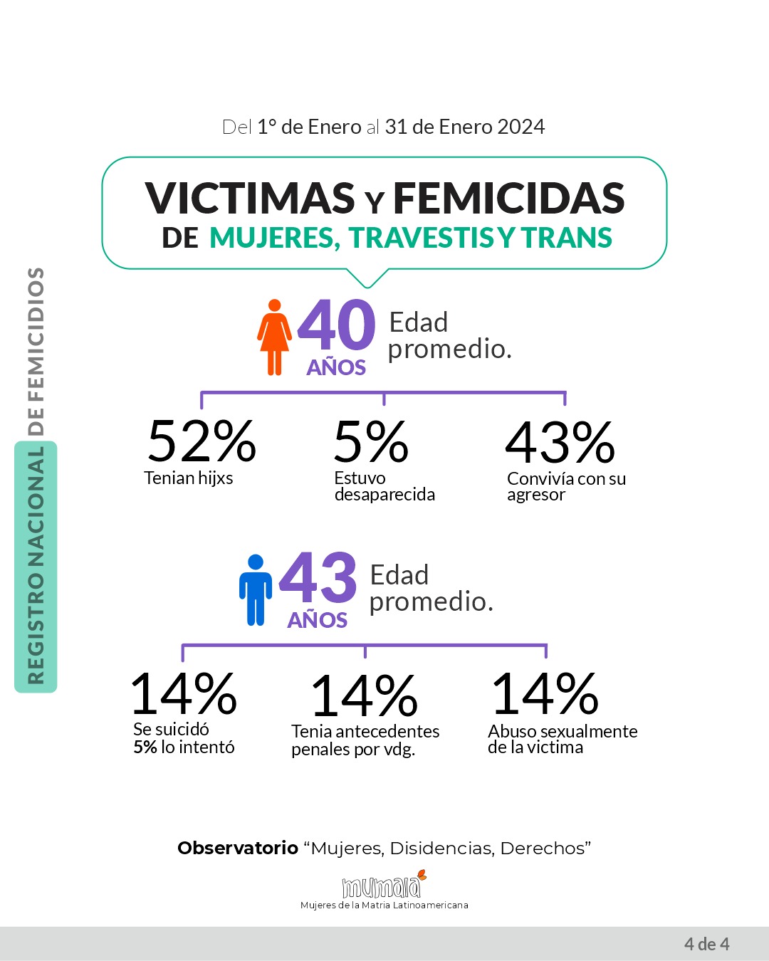 Con incrementos en lo que va del año, registraron un femicidio cada 27 horas imagen-2