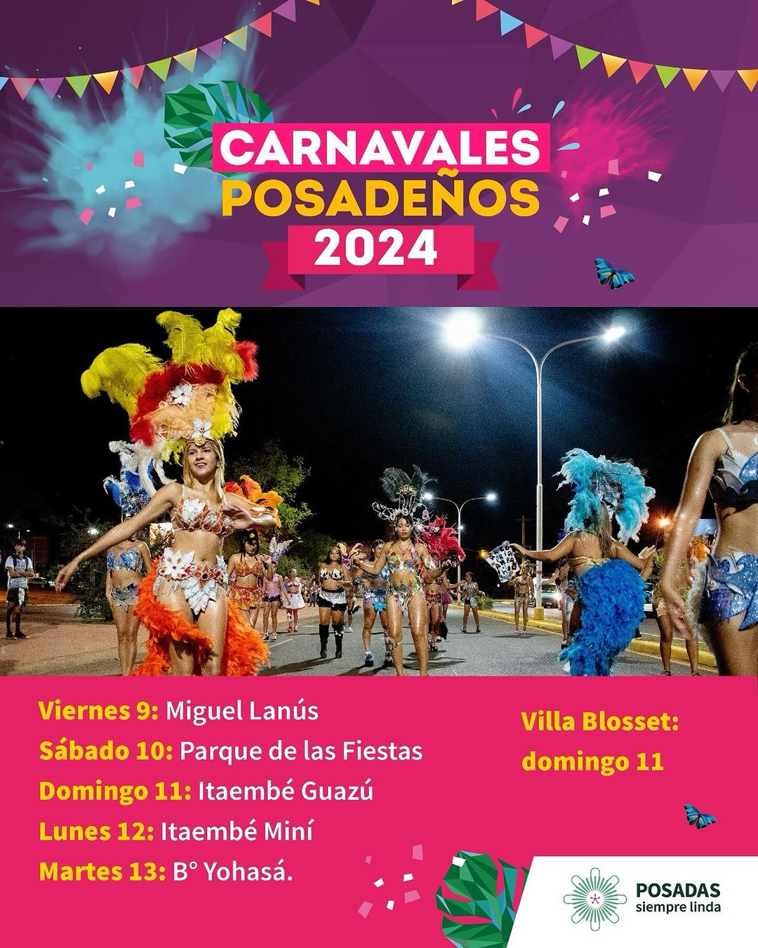 Comienzan los Carnavales Posadeños 2024 imagen-1
