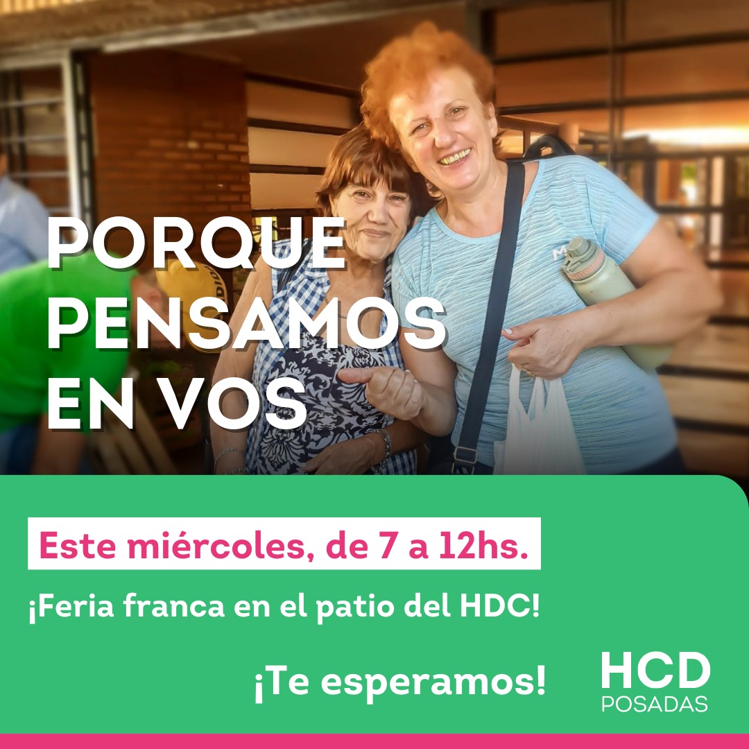 La Feria Franca del HCD abrirá el miércoles 14 imagen-1