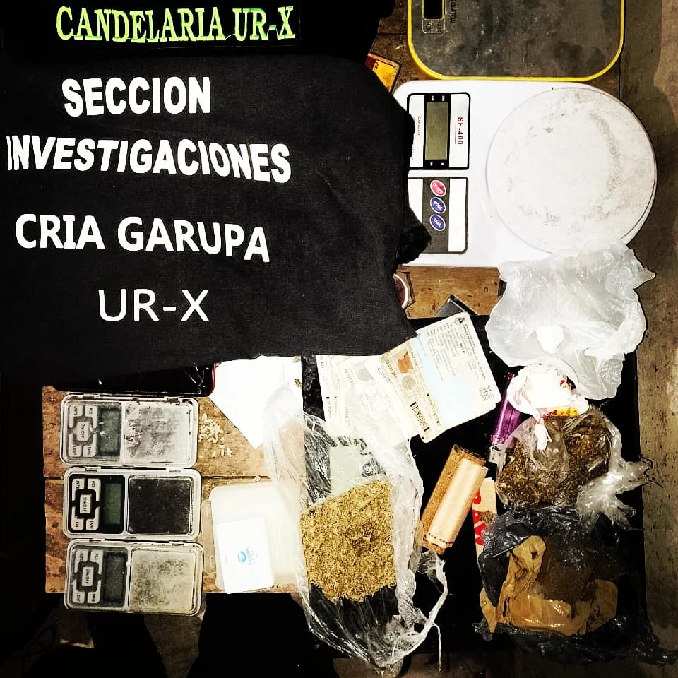Desarticulan "narcokiosko" en Garupá: detuvieron al dealer y secuestran drogas, dinero y elementos robados imagen-4