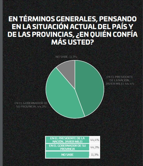 "La política en shock": según encuesta, el 50,8% responsabiliza a Milei de lo mal que está la economía argentina imagen-28