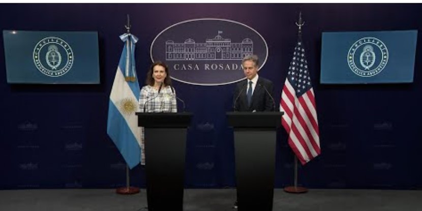 Tras reunirse con Milei, el Secretario de Estado norteamericano Blinken destacó el "potencial extraordinario" de Argentina imagen-4