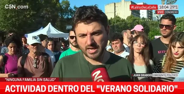 Grabois: "Para quienes nos gobiernan todo lo que es a favor del pueblo es un curro. Eso se llama proyección en psicología" imagen-38