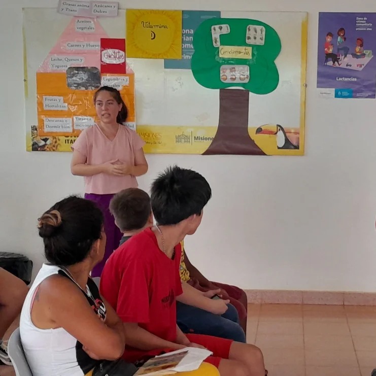 Realizaron una charla sobre la importancia de la alimentación saludable en el Caps 508 en Itaembé Guazú imagen-4