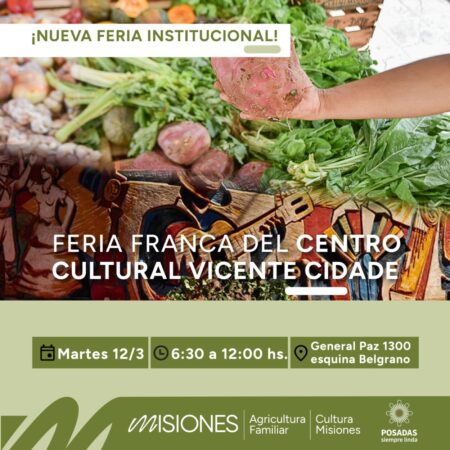Feria Franca en el Cidade, una oportunidad para conectar con la agricultura familiar imagen-1