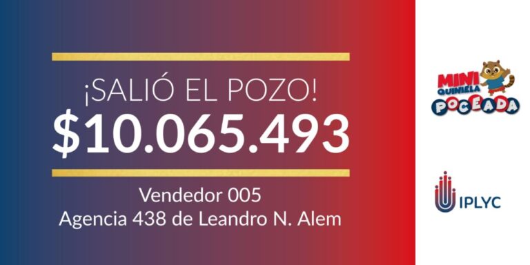 Es de Alem y se llevó más de diez millones con la Mini Poceada imagen-33