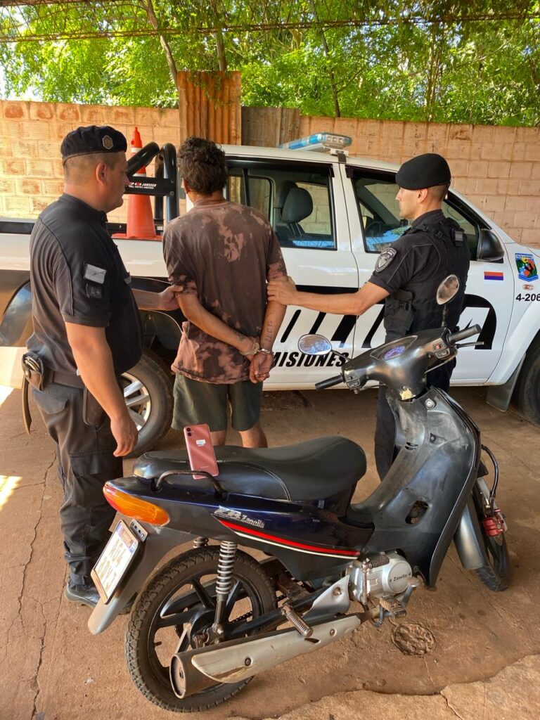 Rápida respuesta policial permitió interceptar a un ladrón de motos imagen-34