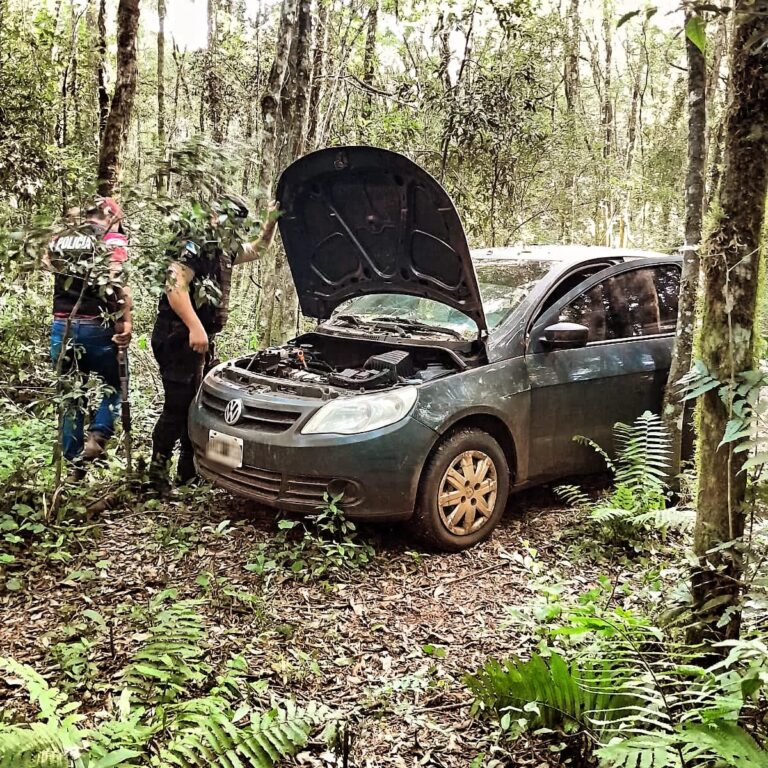 Otro golpe de los agentes de Inteligencia de Frontera: ubicaron en pleno monte un auto acondicionado para el narcotráfico imagen-5