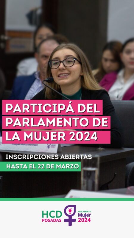 Continúan las inscripciones para el Parlamento de la Mujer 2024 imagen-6
