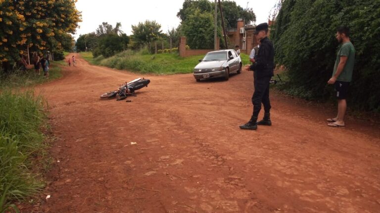 Motociclista lesionado en un choque en Dos de Mayo imagen-40