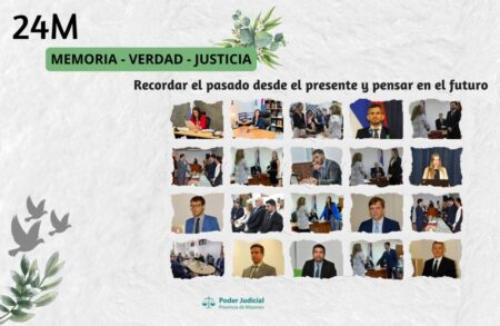 24 M - Memoria - Verdad - Justicia: "La nueva generación de juristas cuenta con la capacidad de reflexionar sobre el pasado, desde el presente" imagen-2