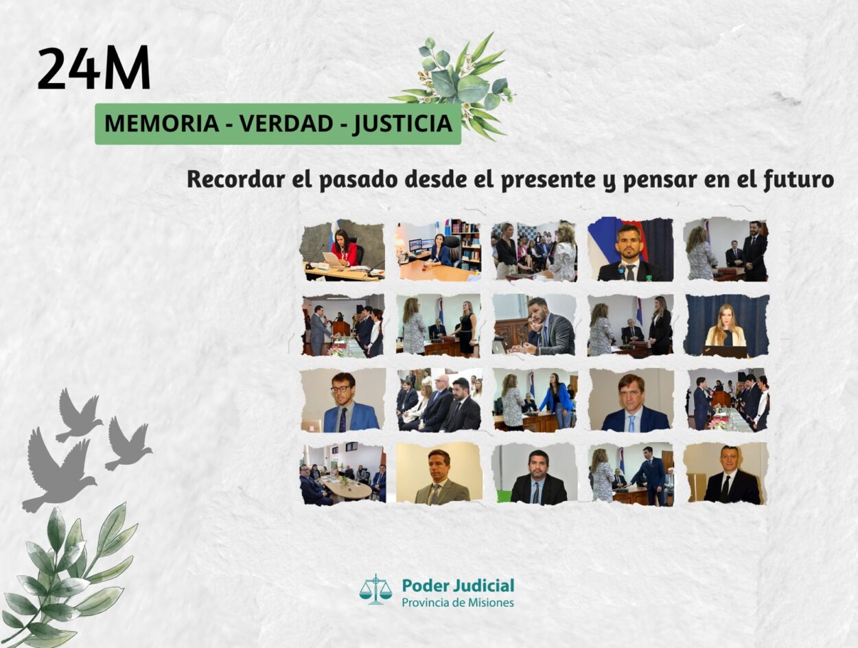 24 M - Memoria - Verdad - Justicia: "La nueva generación de juristas cuenta con la capacidad de reflexionar sobre el pasado, desde el presente" imagen-2