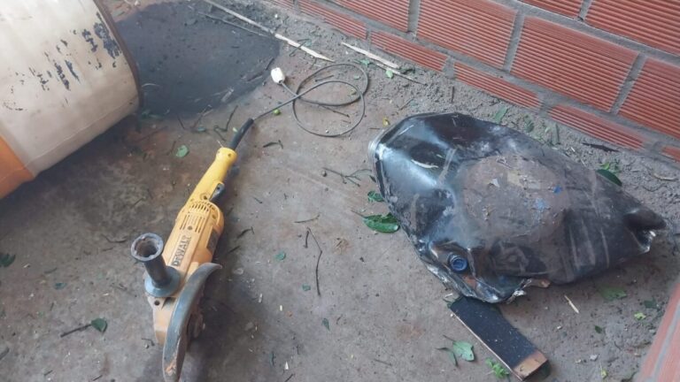 Grave accidente laboral: abrió un tambor de aguarrás con una amoladora imagen-47