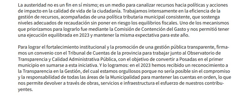 "Posadas tiene la oportunidad de ser una ciudad modelo en la región", dijo Stelatto en la apertura del período 2024 de Sesiones Ordinarias del Concejo Deliberante imagen-24