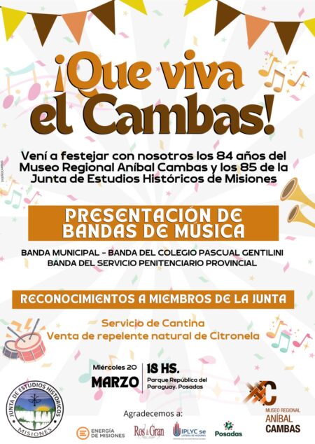 La Junta de Estudios Históricos de Misiones y el Museo Cambas celebran un año más La Junta de Estudios Históricos de Misiones y el Museo Cambas celebran un año más imagen-3
