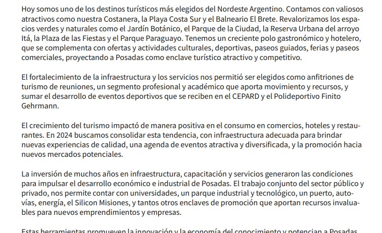 "Posadas tiene la oportunidad de ser una ciudad modelo en la región", dijo Stelatto en la apertura del período 2024 de Sesiones Ordinarias del Concejo Deliberante imagen-30