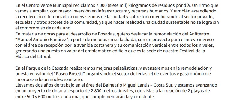 "Posadas tiene la oportunidad de ser una ciudad modelo en la región", dijo Stelatto en la apertura del período 2024 de Sesiones Ordinarias del Concejo Deliberante imagen-28