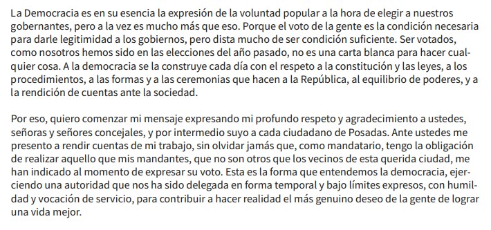 "Posadas tiene la oportunidad de ser una ciudad modelo en la región", dijo Stelatto en la apertura del período 2024 de Sesiones Ordinarias del Concejo Deliberante imagen-22