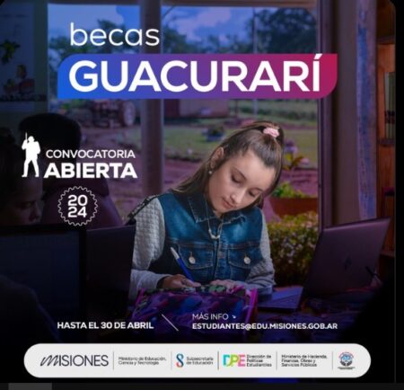Misiones: Becas Andrés Guacurarí para quienes cursan estudios supediores imagen-2