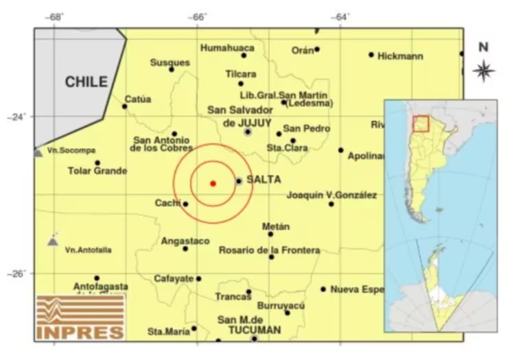 Un fuerte temblor sacudió a Salta y Tucumán, "el sismo alcanzó una magnitud de 3.9" señalaron imagen-10
