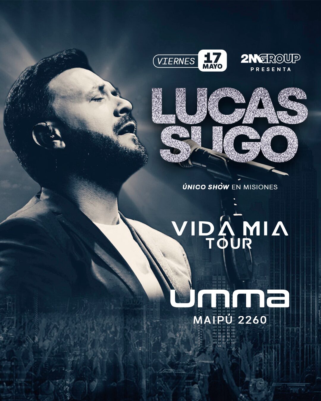 El cantante Lucas Sugo regresa a Posadas con su gira "Vida Mía Tour" imagen-7