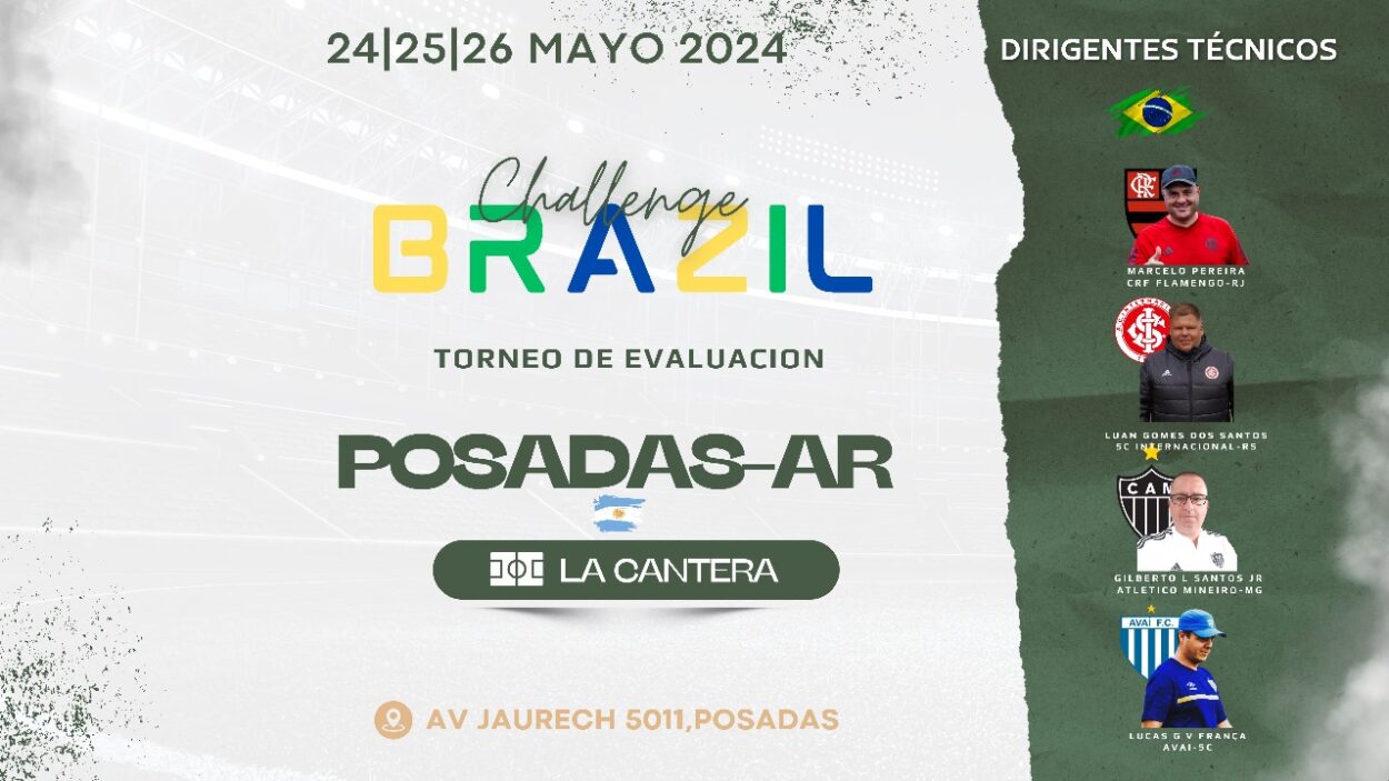 Realizarán el torneo "Challenge Brazil" con la presencia de dirigentes técnicos para seleccionar futbolistas de la provincia imagen-17