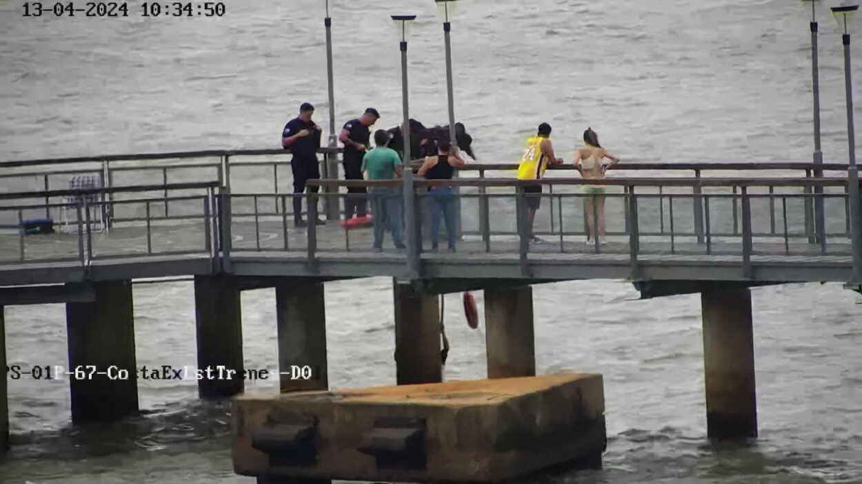 Policías rescataron a un hombre de las aguas del Río Paraná imagen-4