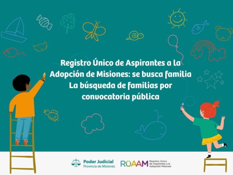 Registro Único de Aspirantes a la Adopción de Misiones: se busca familia imagen-48