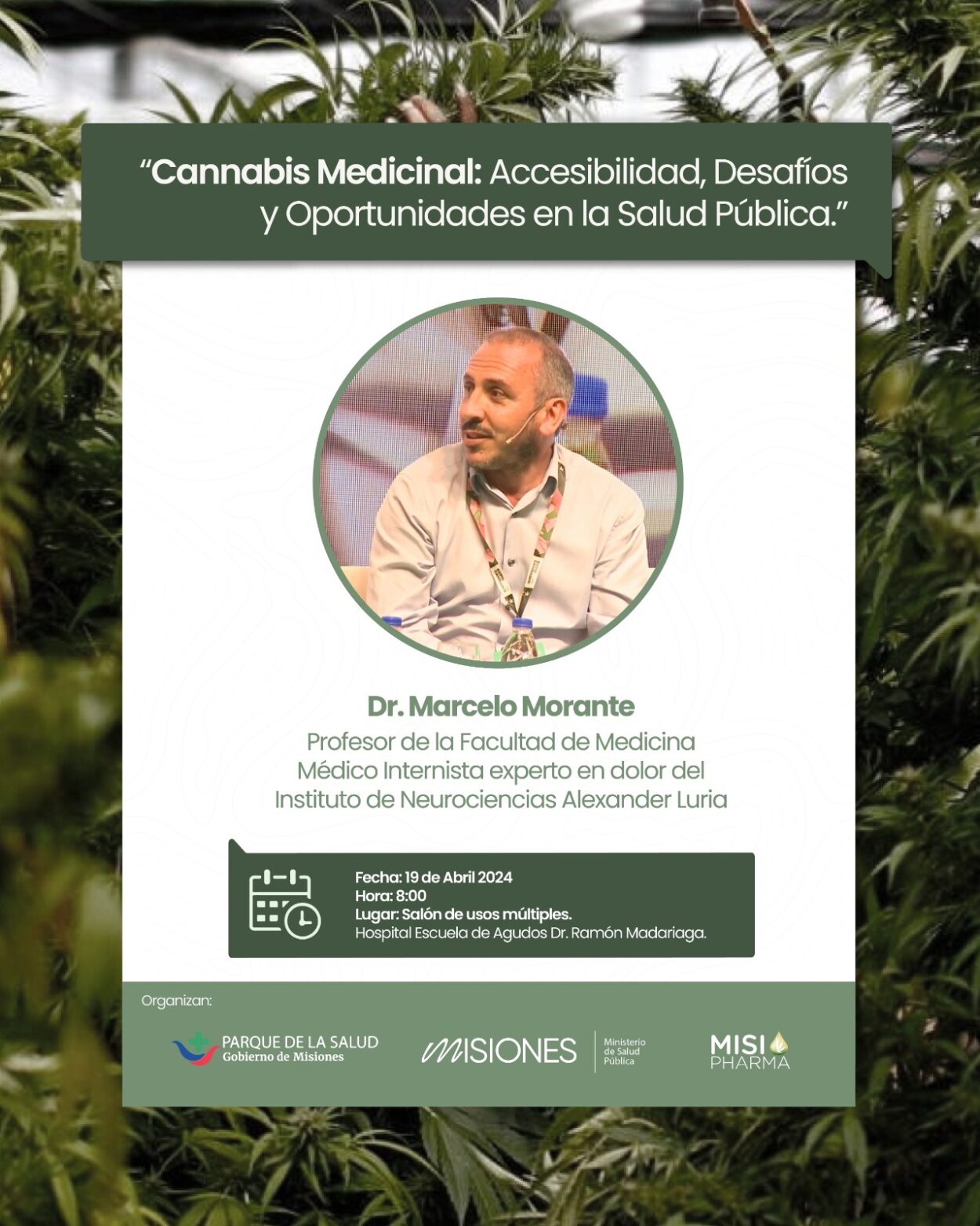 Cannabis medicinal: capacitarán a profesionales de la salud de Misiones en el Hospital Madariaga imagen-2