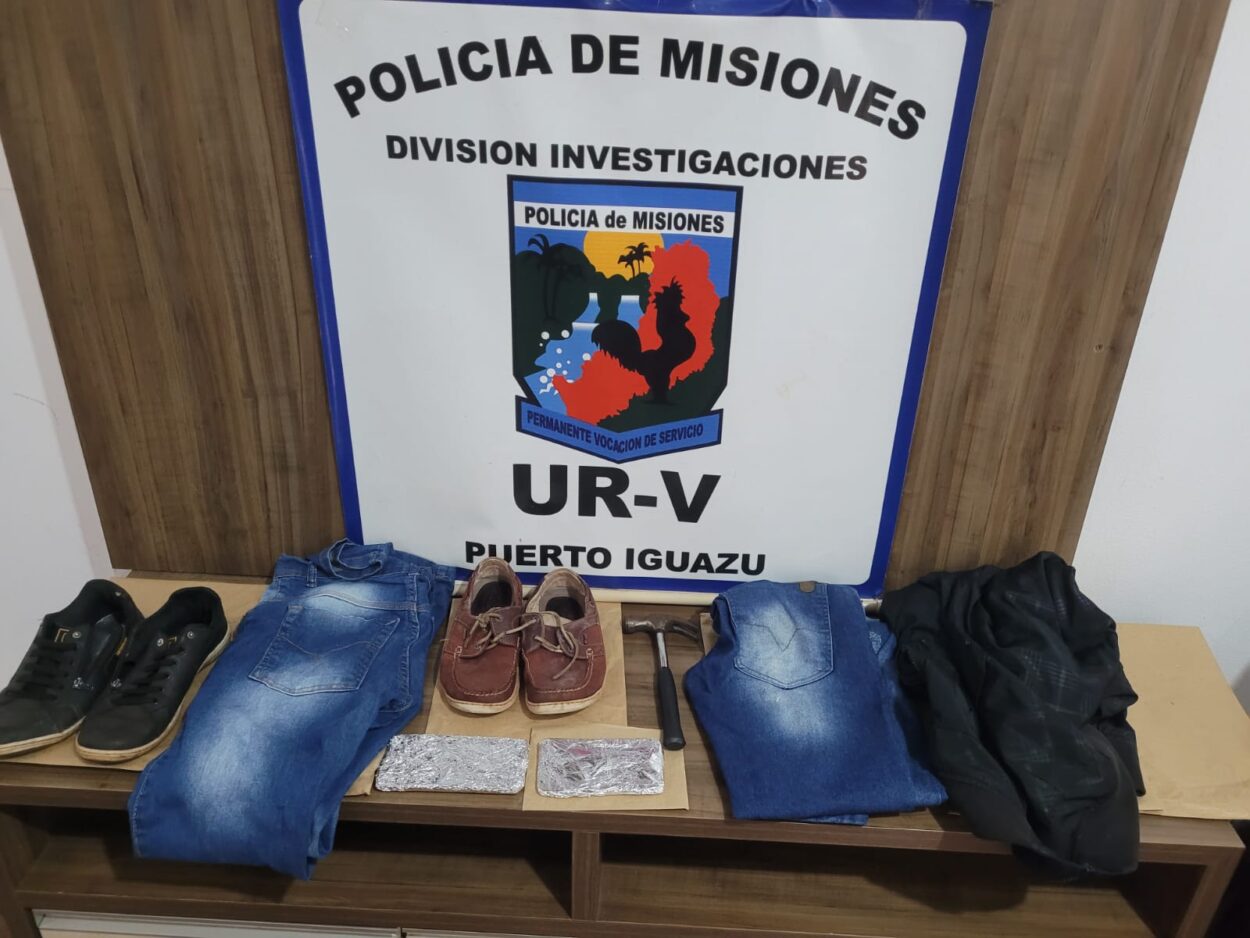 Iguazú: La Policía identificó y arrestó a un ladrón por medio del registro de huellas dactilares imagen-2
