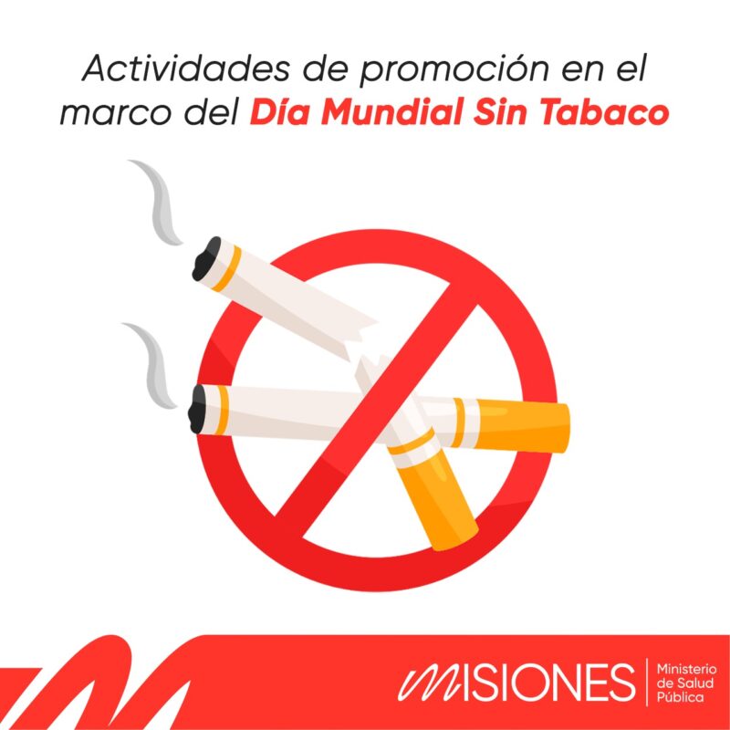 Día Mundial sin Tabaco: hasta el 31 de mayo realizarán actividades de concientización sobre los efectos nocivos del cigarrillo para la salud imagen-22