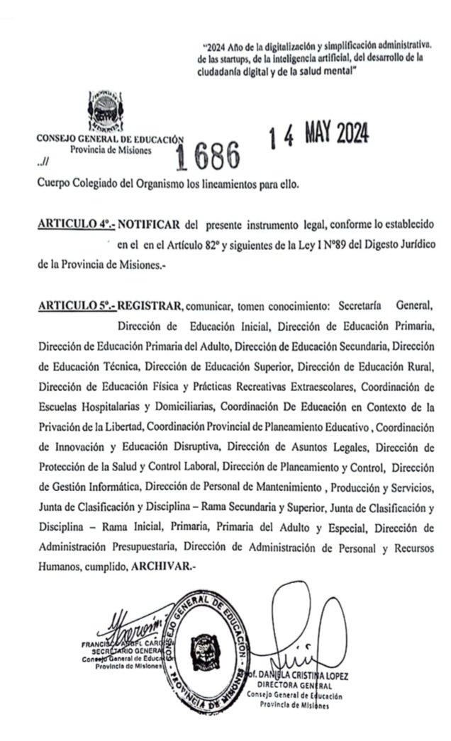 Suplencias: el Consejo de Educación derogó la Resolución 241/24 imagen-4