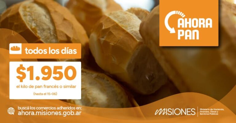 El programa "Ahora Pan" actualiza su valor a $1.950 el kilo hasta el 15 de junio imagen-4