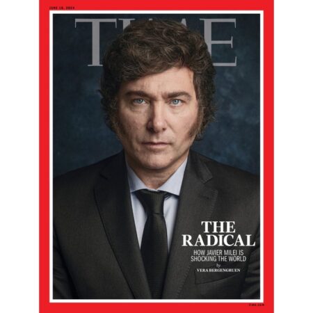 La nueva tapa de la revista Time sobre Javier Milei imagen-37