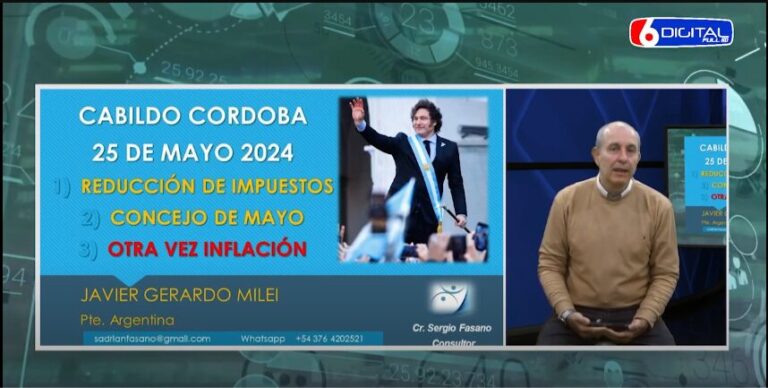 Consultor económico analizó los anuncios de Milei sobre una posible reducción de impuestos y la creación del Consejo de Mayo   imagen-10