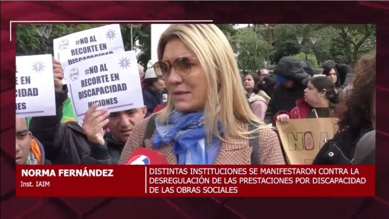 Diferentes instituciones se manifestaron contra la desregulación de las prestaciones en discapacidad imagen-32
