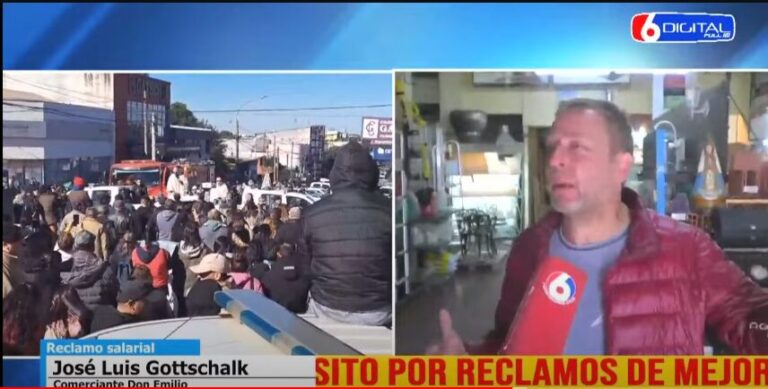 Acampe en avenida Uruguay: Comerciantes se solidarizan con los reclamos mientras afrontan caídas en las ventas imagen-32