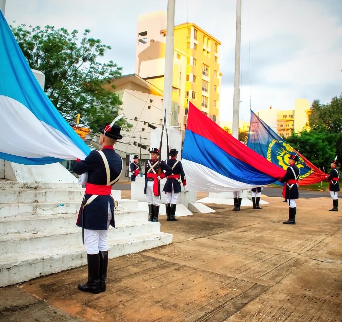 Cambio de Guardia de la Milicia Patriótica y recordatorio en La Piedad, por el 168vo aniversario de la Policía de Misiones imagen-6