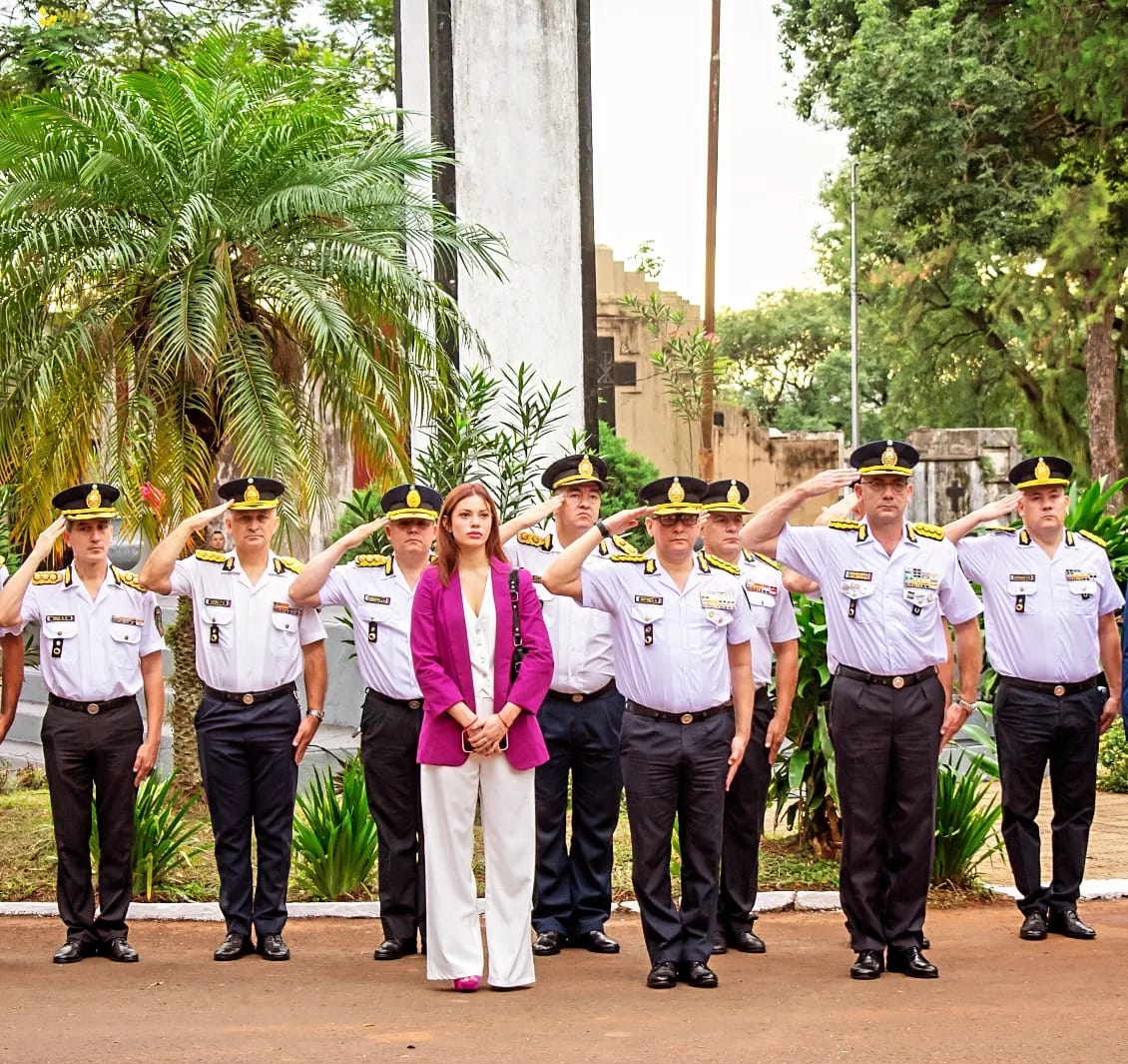 Cambio de Guardia de la Milicia Patriótica y recordatorio en La Piedad, por el 168vo aniversario de la Policía de Misiones imagen-10