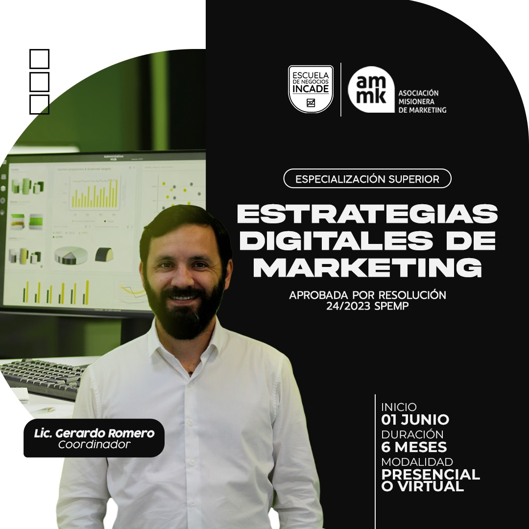 El cofundador de la Asociación de Marketing de Misiones y el Incade se unen para ofrecer una especialización en Estrategias Digitales imagen-12