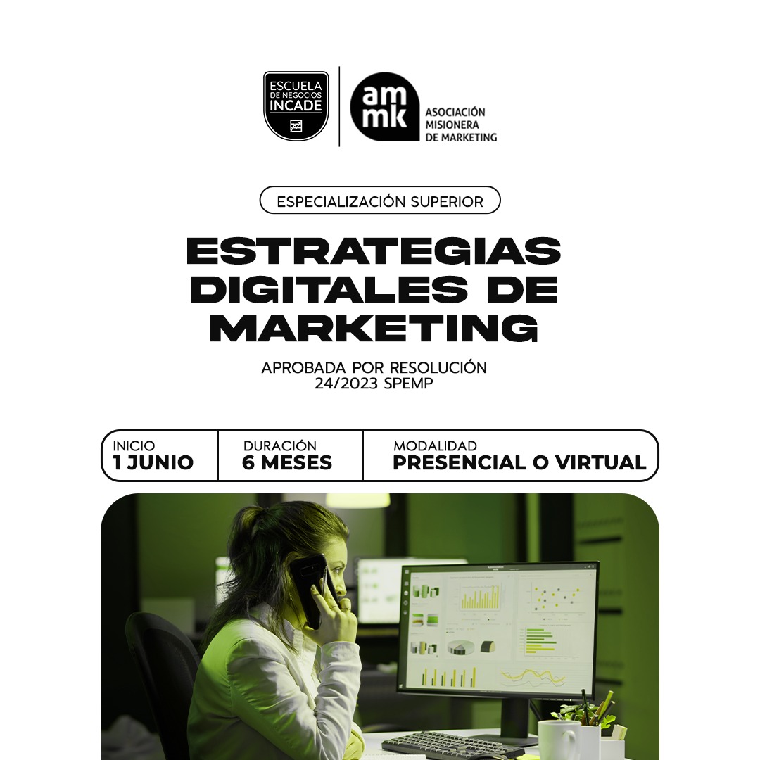 El cofundador de la Asociación de Marketing de Misiones y el Incade se unen para ofrecer una especialización en Estrategias Digitales imagen-7