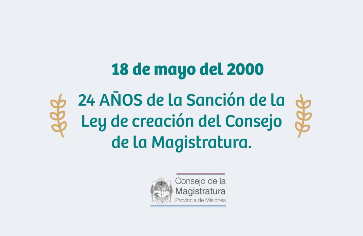 Se cumplen 24 años de la sanción de la Ley de creación del Consejo de la Magistratura de Misiones imagen-60