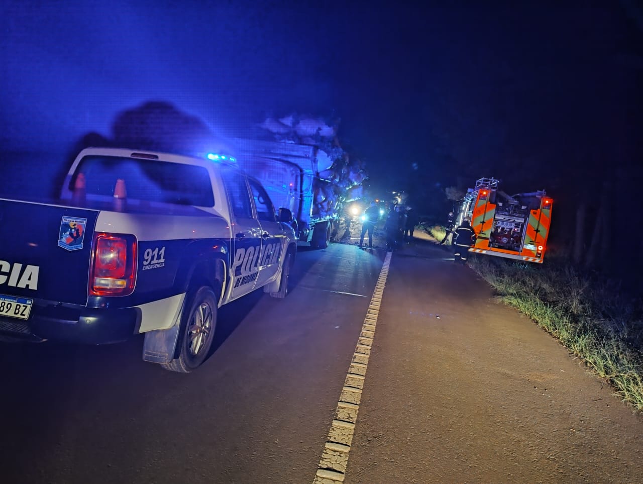Oberá: choque entre camiones sobre ruta nacional 14 arrojó una víctima fatal imagen-32